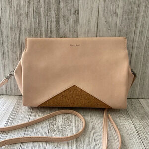 Pixie Mood blush pink and cork vegan bag